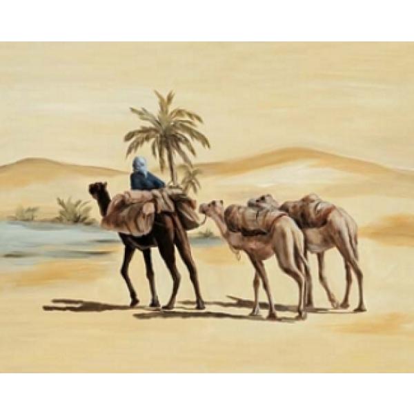 Gravura para Quadros Árabe No Deserto 50x40 Cm