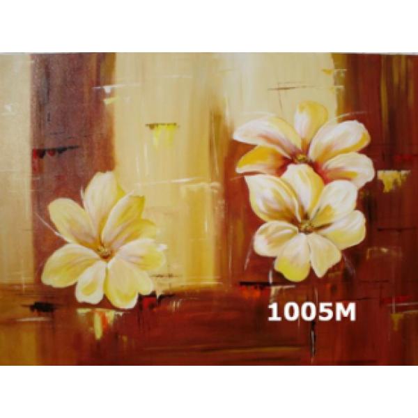 Pintura em Painel Floral Tg1005 - 110x70 cm