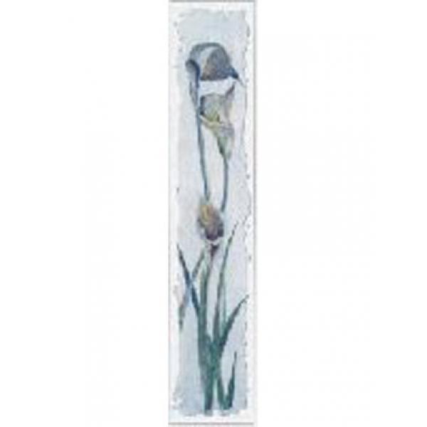 Gravura para Quadros Decorativo Floral - Ncn3229-2- 20x100 Cm