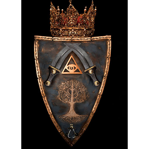 Gravura para Quadros Decorativo Escudo Principe de Gales - Afi19511