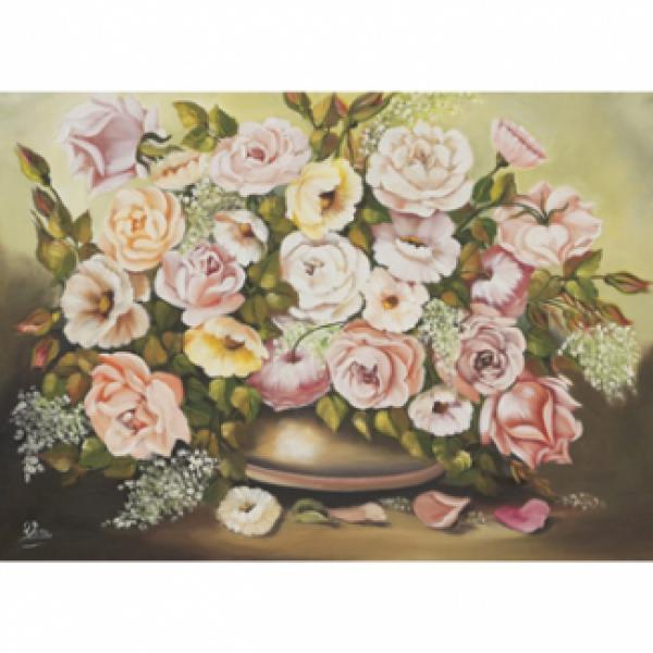 Gravura para Quadros Floral Flores Diversas - Nb22 - 70x50 Cm