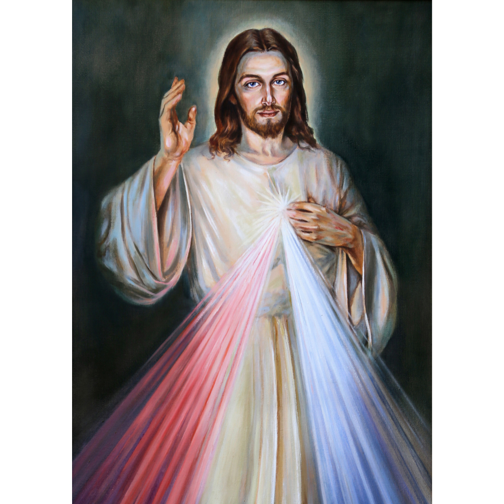 Tela para Quadros Religioso Jesus Iluminado - Afic11330