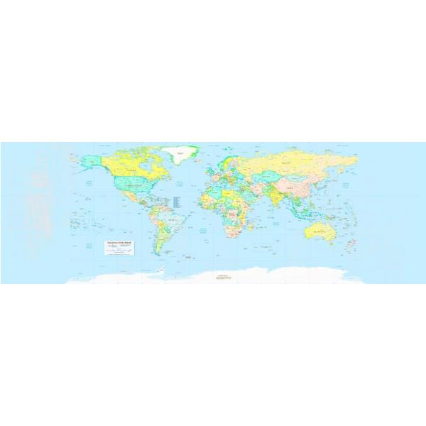 Gravura para Quadros Painel Atlas Mundial - Afi4279