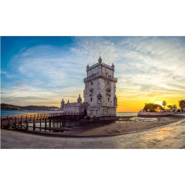Impresso em Tela para Quadros Torre de Belm Lisboa Portugal - Afic5230