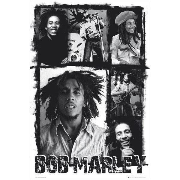 Gravura Bob Marley Retratos Lp1258 - 60x90 Cm