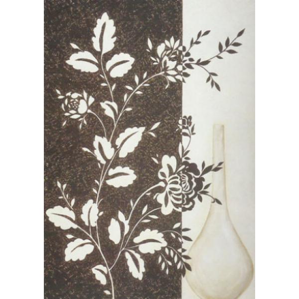 Gravura para Quadros Floral Vintage Antigo I - Ncn4791 - 50x70 Cm