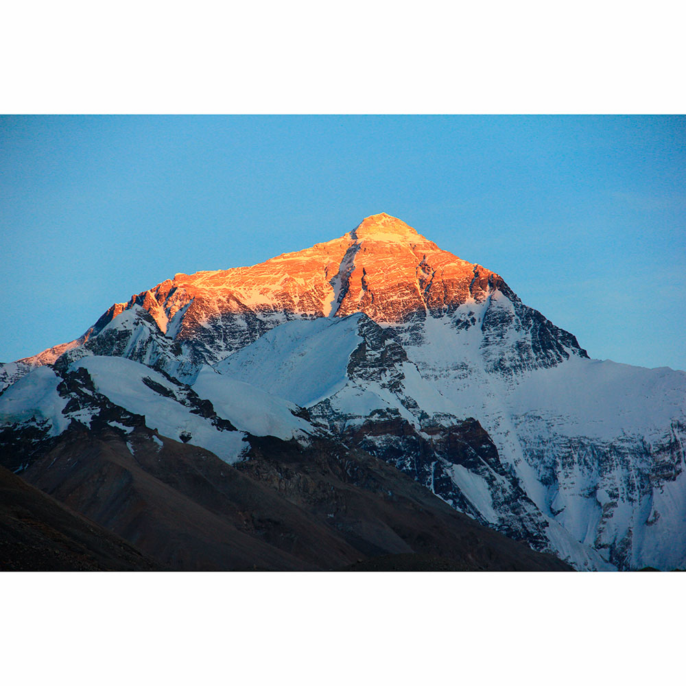 Tela para Quadros Paisagem Monte Everest Pr do Sol - Afic13386