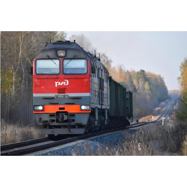 Impressão em Tela para Quadros Locomotiva Diesel Vermelha - Afic3629