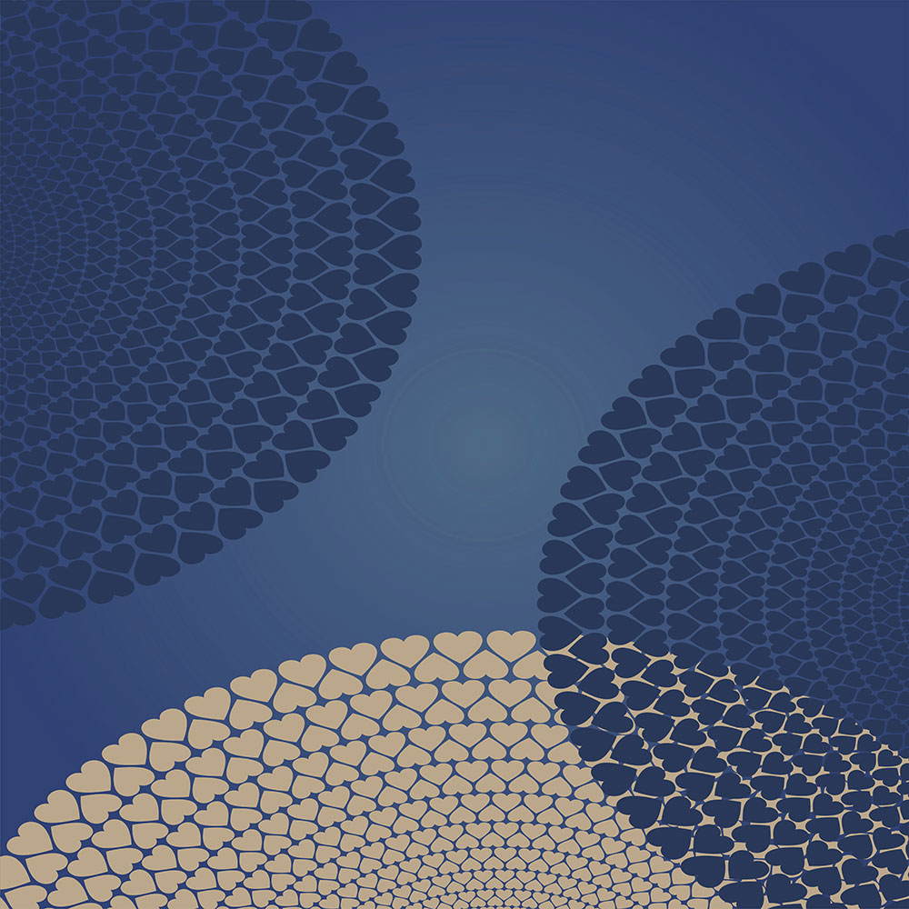 Gravura para Quadros Formas Circulares com Coraes I - Afi13611