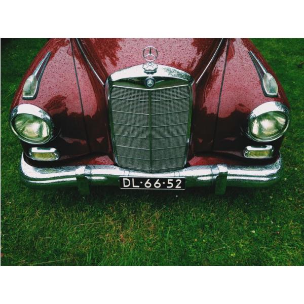 Impressão em Tela para Quadros Decorativos Carro Antigo da Mercedes - Afic1415