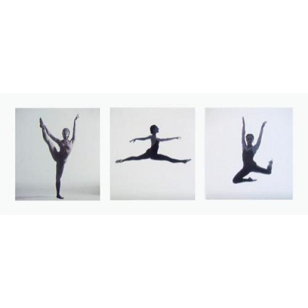 Gravura para Quadros Bailarina Dançando Trio 50x20 Cm