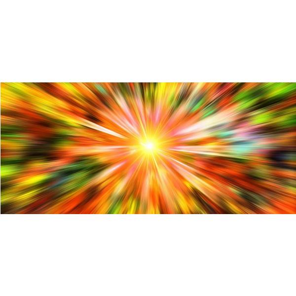 Gravura para Quadros Abstrato Exploso de Luz Colorido - Afi222