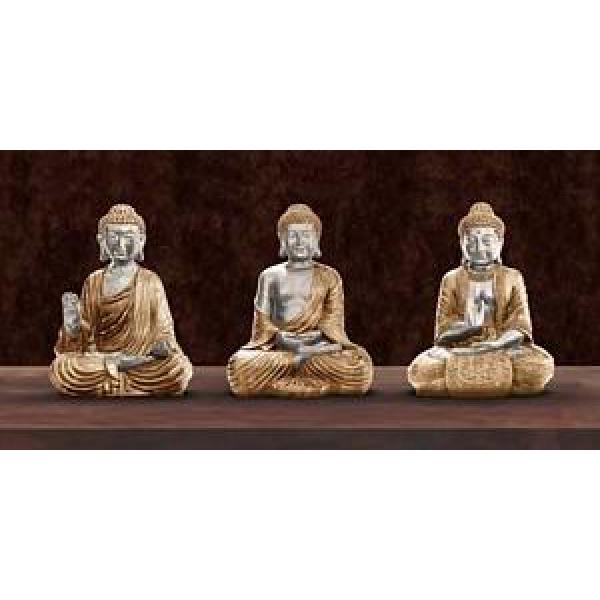 Gravura Budista -trio Buda Ernergizando - 100x50 Cm