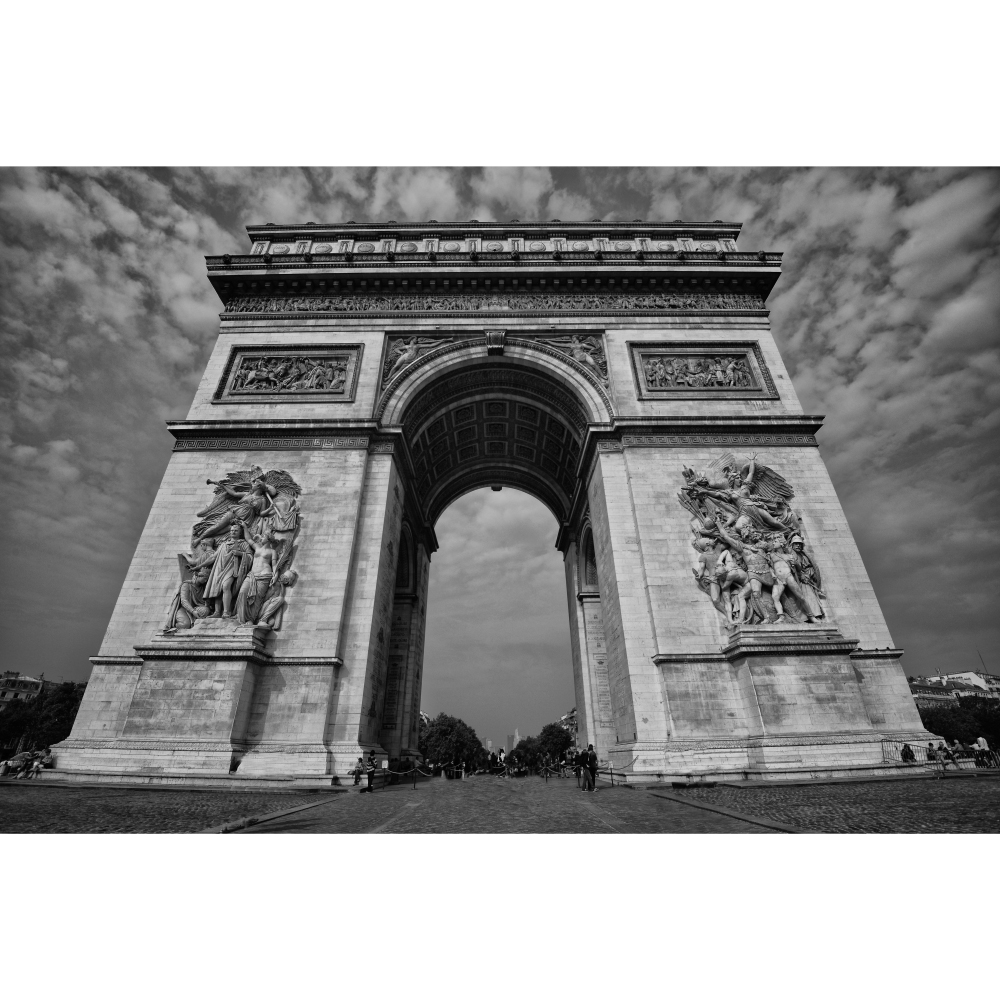 Tela para Quadros Monumento Paris Por Dorival Moreira - Aficdm084