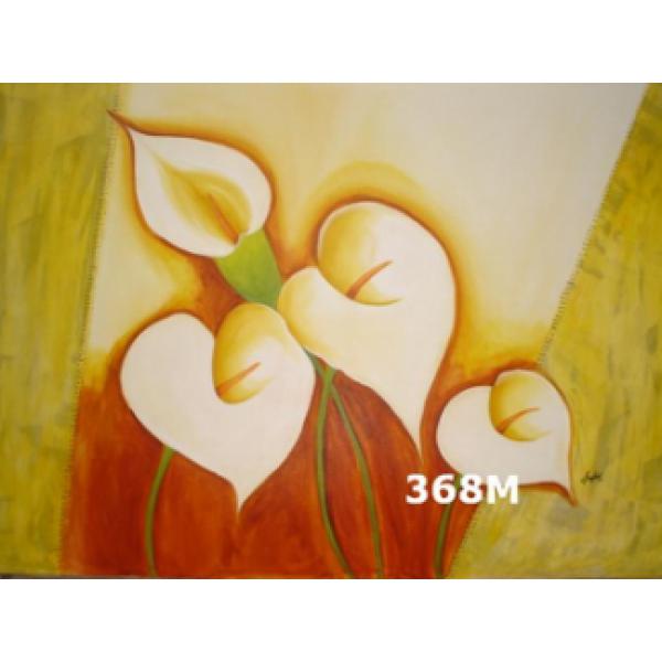 Pintura em Painel Floral Tg368 - 110x70 cm