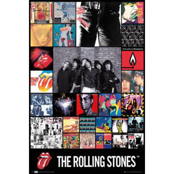 Pôster para Quadros The Rolling Stones - Lp1675 60x90 Cm
