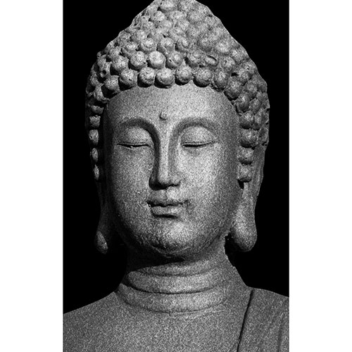 Tela para Quadro Escultura Facial Budista - Afic18105