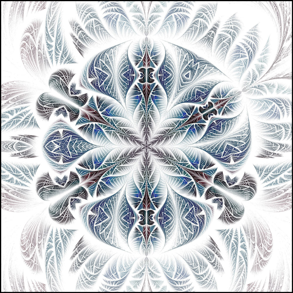 Tela para Quadros Abstrato Flor Mstica Cores - Afic11807