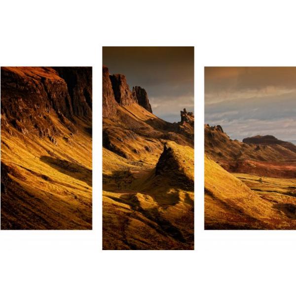Gravura para Quadro Imagem Recortada Montanha Estao Outono - Afi3283a 145x100 cm