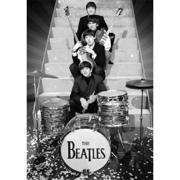 Gravura 3d The Beatles Ln0074 - 47x67 Cm