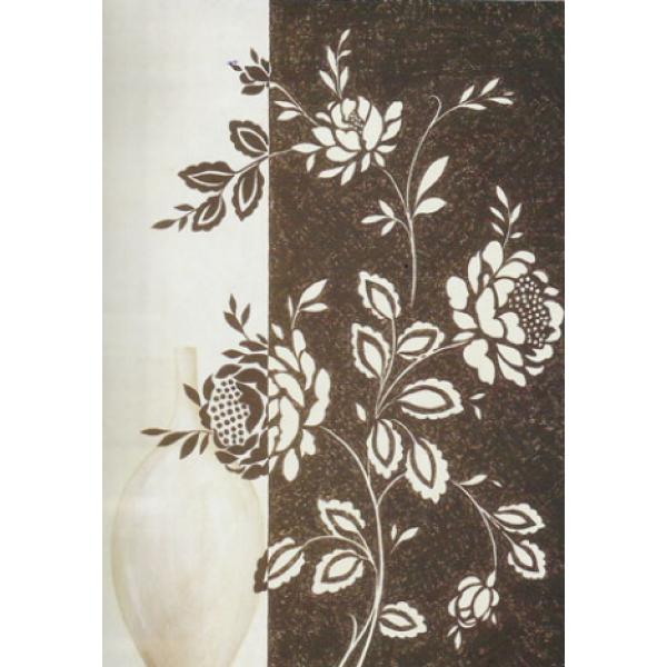 Gravura para Quadros Decorativo Floral - Ncn4790 - 50x70 Cm