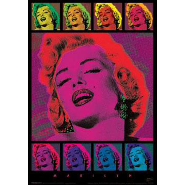 Gravura 3d Marilyn Monroe para Quadros Ppla70078 - 47x67 Cm