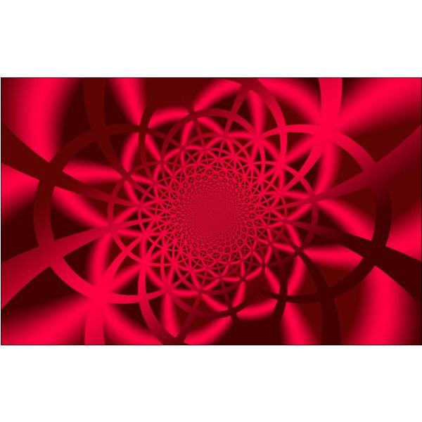 Gravura para Quadros Abstrato Vermelho Premium - Afi249