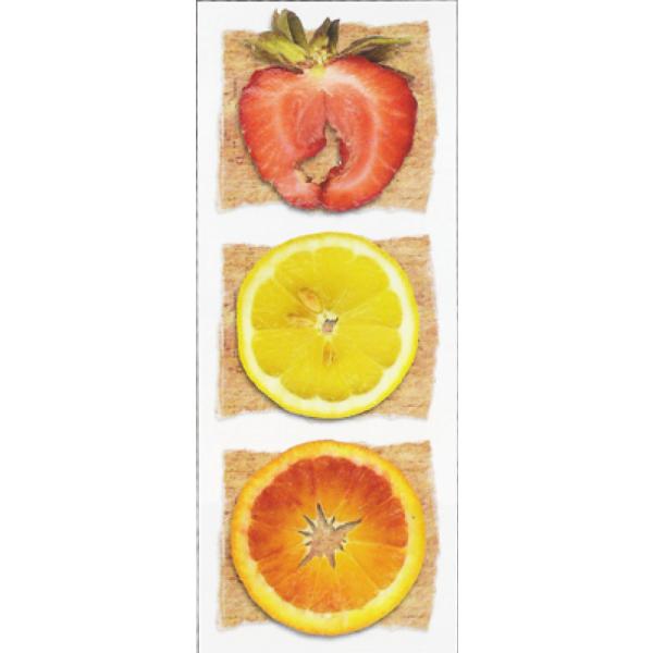 Gravura para Quadros Painel com Frutas - Cam5089/3 - 20x50 Cm