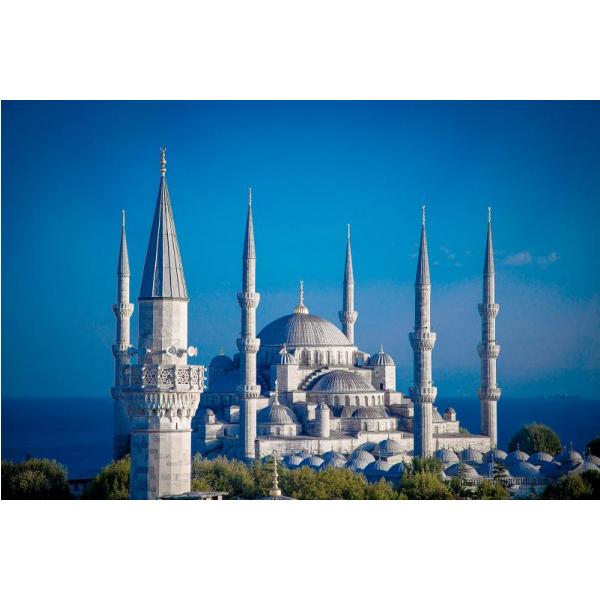 Impresso em Tela para Quadros Mesquita Azul Stambul -turquia - Afic5233