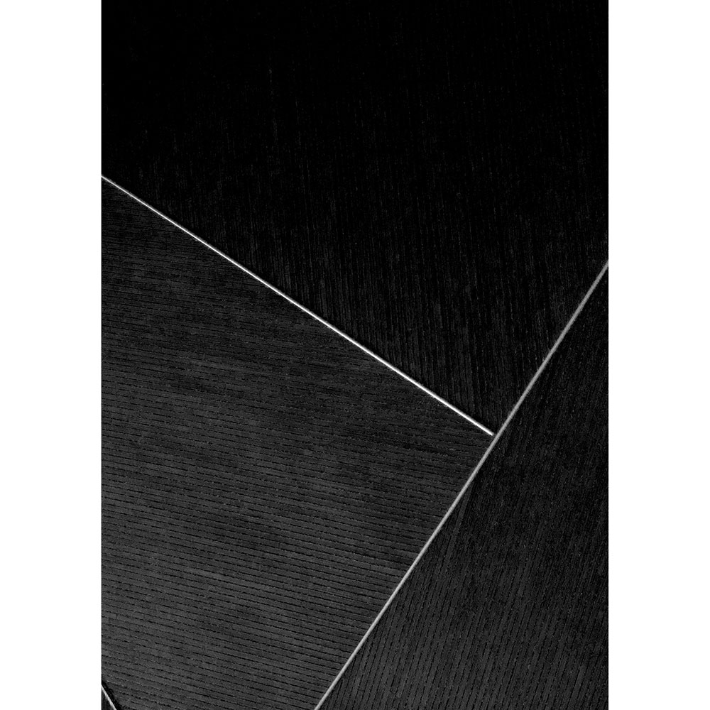 Gravura para Quadros Abstrato Preto Linhas Brancas - Afi15991