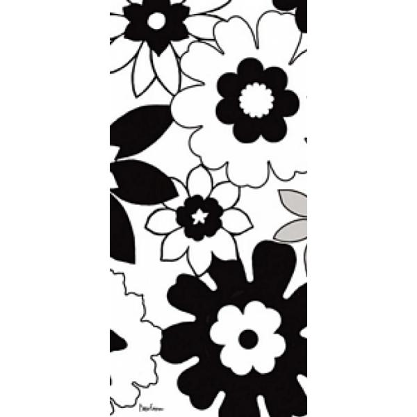 Gravura para Quadros Floral Flores Diversas - Dn324 - 30x70cm