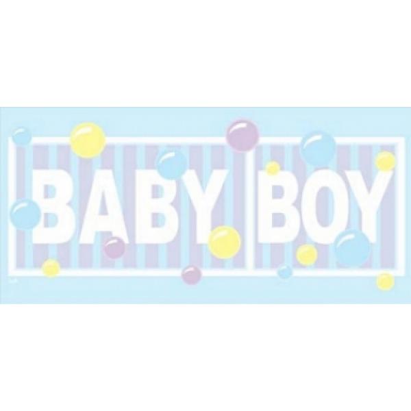 Gravura para Quadros Infantil Beb Boy - Ha104 - 49x23 Cm