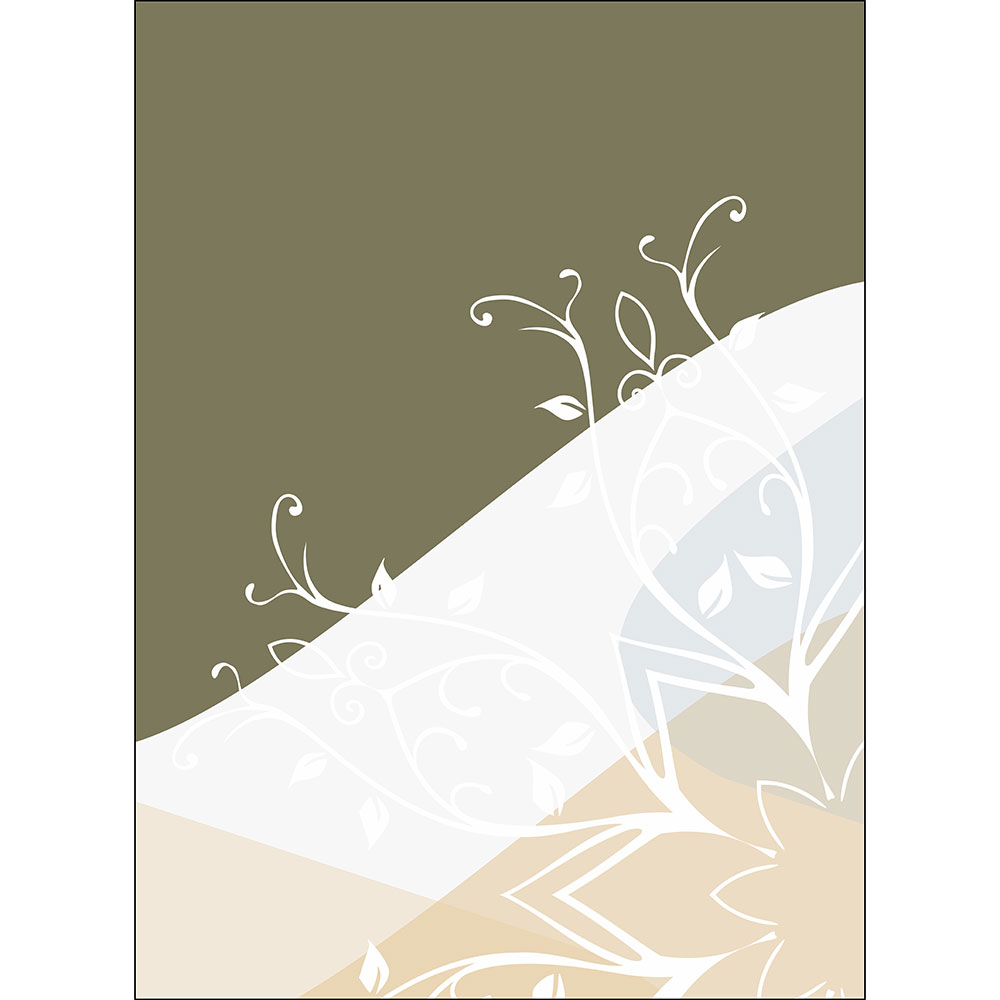 Gravura para Quadros Decorativo Folhas Branca Fundo Colorido I - Afi13011