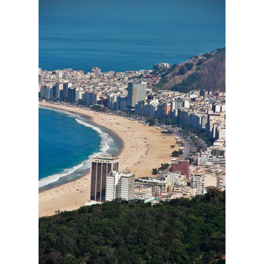 Gravura para Quadros Cidade Rio de Janeiro Copacabana - Afi12601