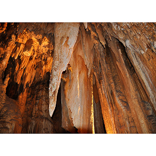 Tela para Quadros Decorativo Paisagem Interna Caverna de Luray - Afic19243