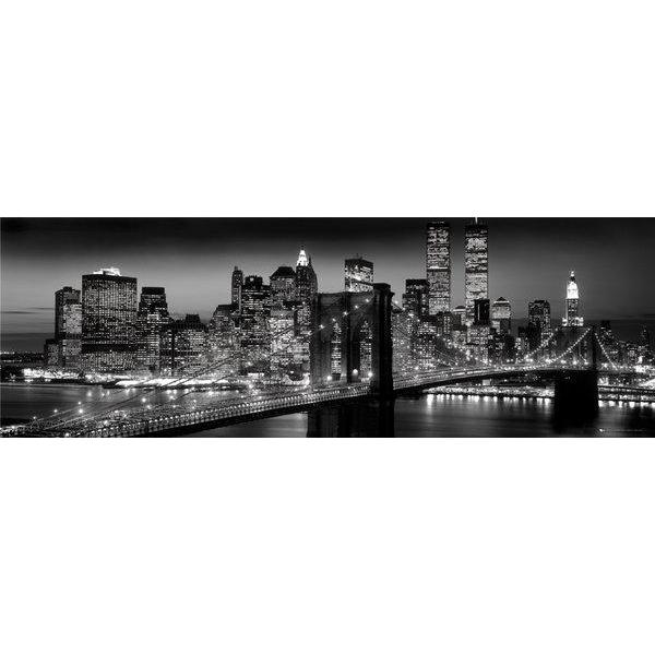 Pôster para Quadros Panorâmica Cidade de Nova York 91,5x30,5 Cm