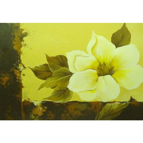 Pintura em Painel Floral R063 - 130x80cm
