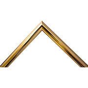 Moldura de Alum�nio Perfil para Fabrica��o de Quadros e Espelhos AF-14 - Bronze Brilho