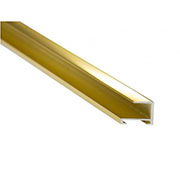 Moldura de Alumínio Perfil para Fabricação de Quadros e Espelhos AF-1 - Ouro Brilho