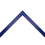 Moldura de Alum�nio Perfil para Fabrica��o de Quadros e Espelhos AF-1 - Azul Brilho